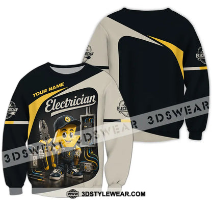 Unisex Shirt - Custom Electrician Shirt - Long Sleeve / S - T-shirt