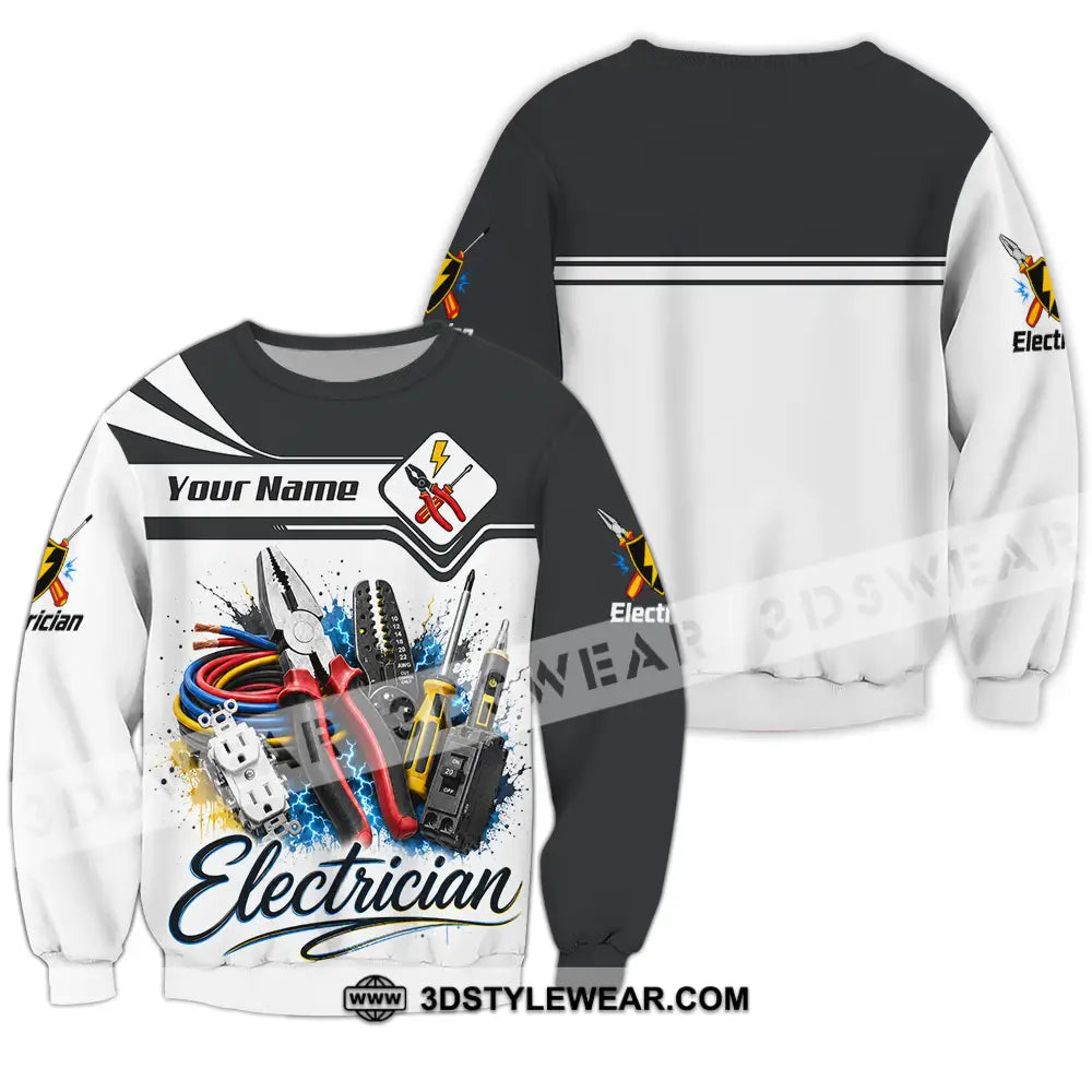 Unisex Shirt - Custom Electrician Shirt - Long Sleeve / S - T-shirt