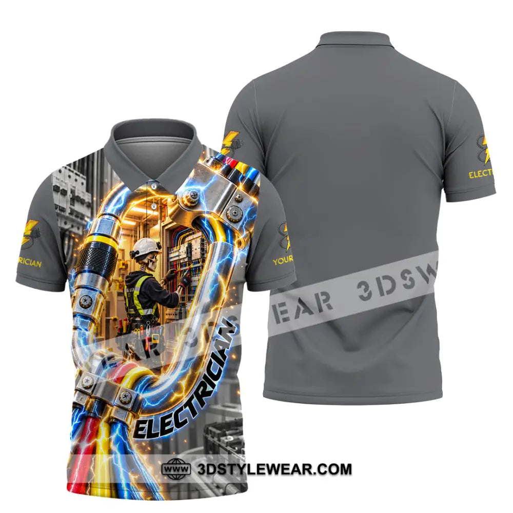 Unisex Shirt - Custom Electrician Shirt - Polo Shirt / S - T-shirt
