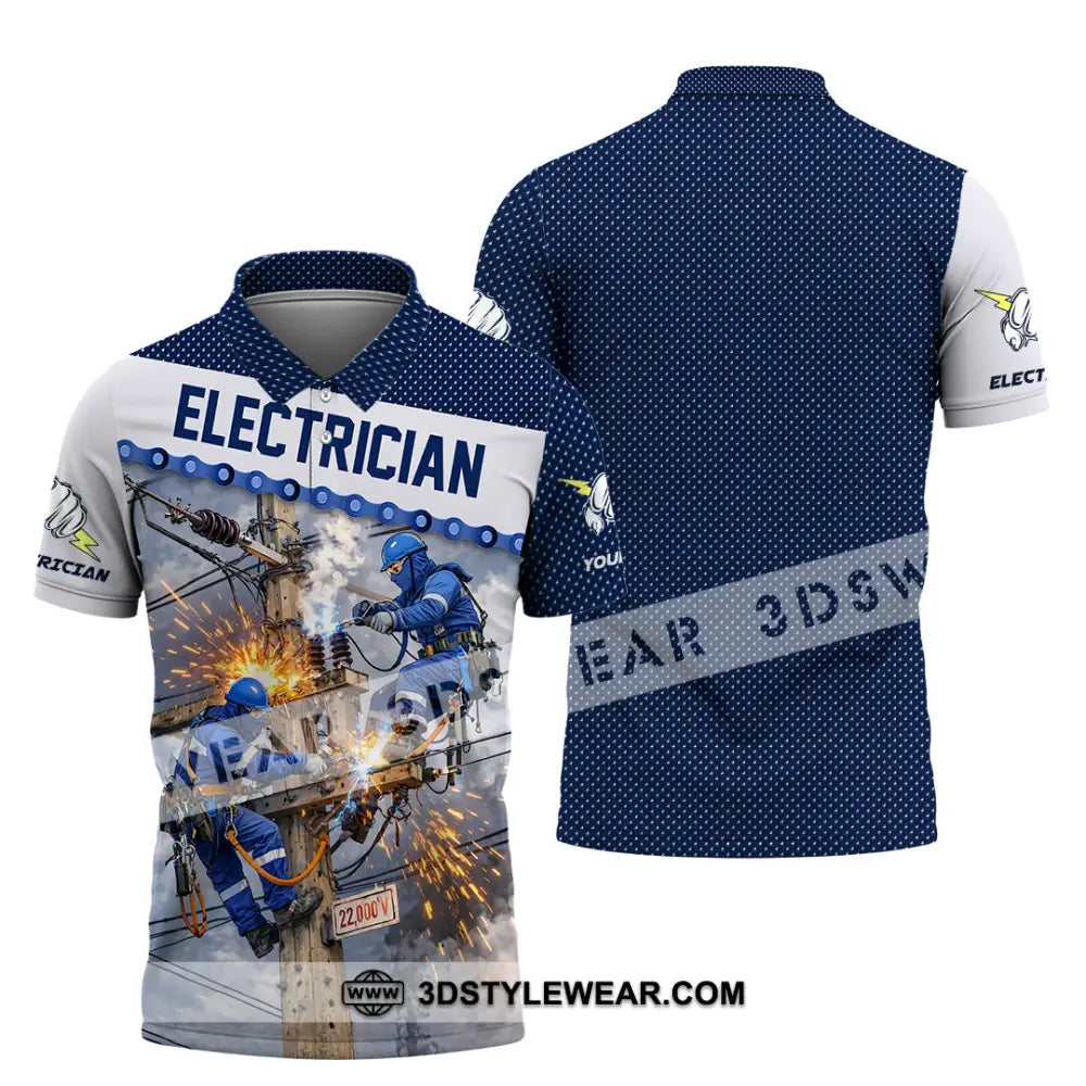Unisex Shirt - Custom Electrician Shirt - Polo Shirt / S - T-shirt
