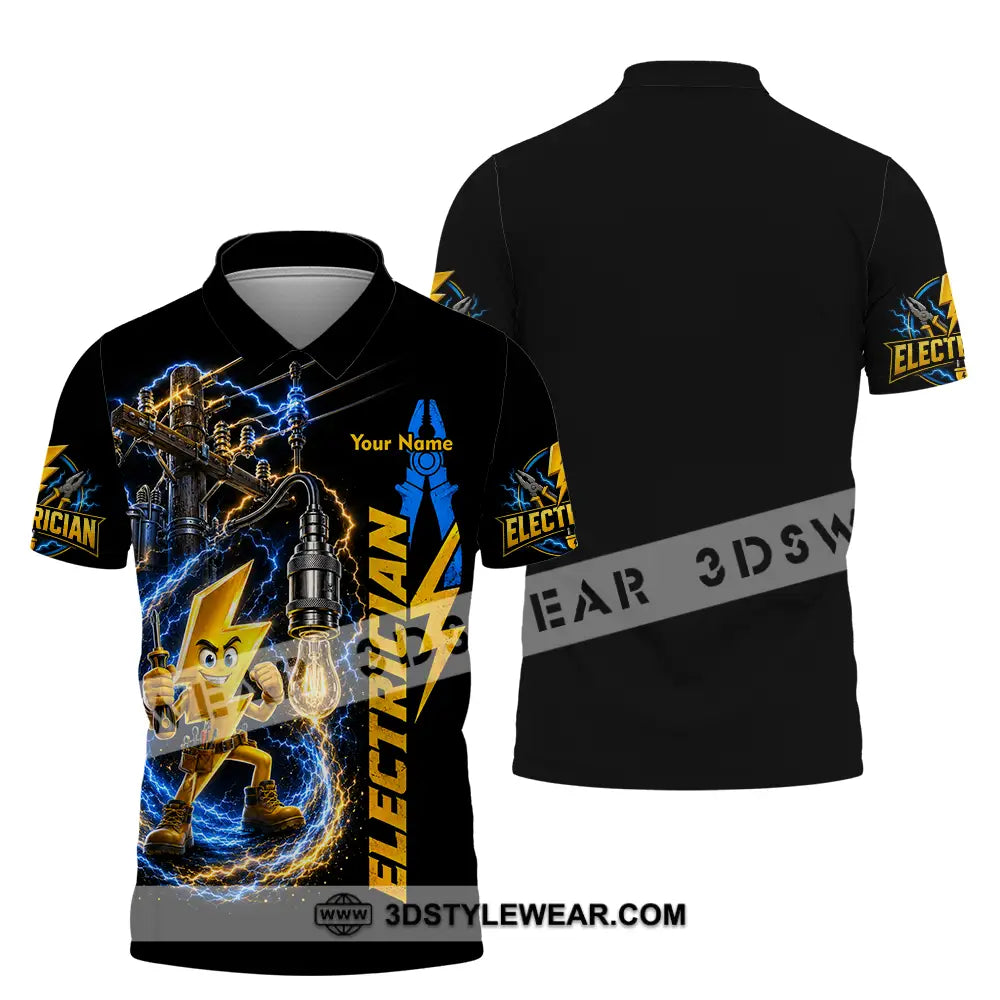 Unisex Shirt - Custom Electrician Shirt - Polo Shirt / S - T-shirt