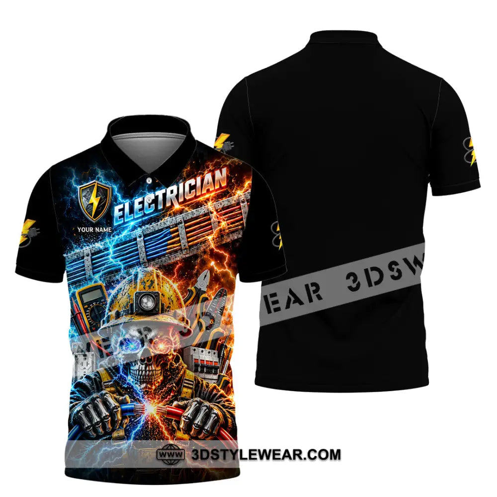 Unisex Shirt - Custom Electrician Shirt - Polo Shirt / S - T-shirt