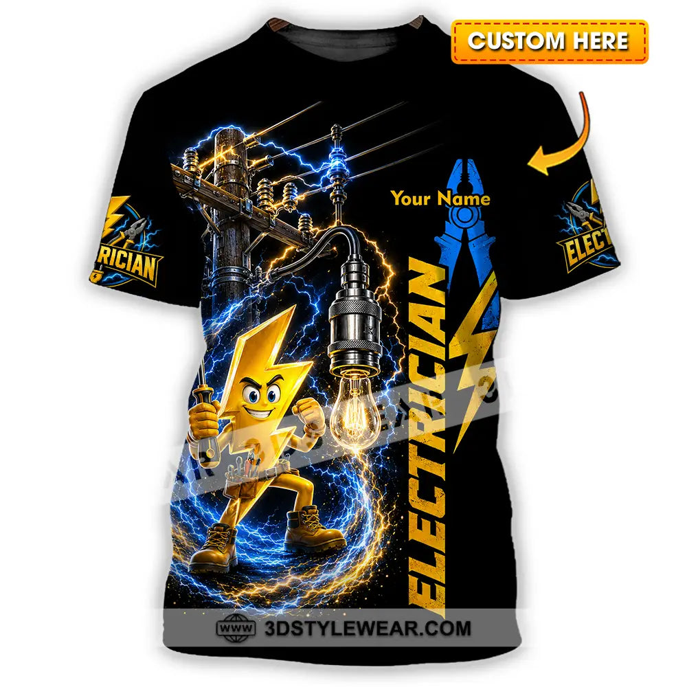 Unisex Shirt - Custom Electrician Shirt - T-shirt