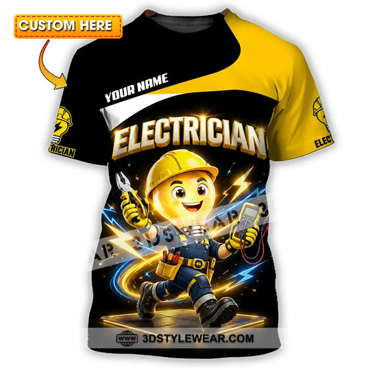Unisex Shirt - Custom Electrician Shirt style option 1