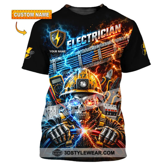 Unisex Shirt - Custom Electrician Shirt style option 1