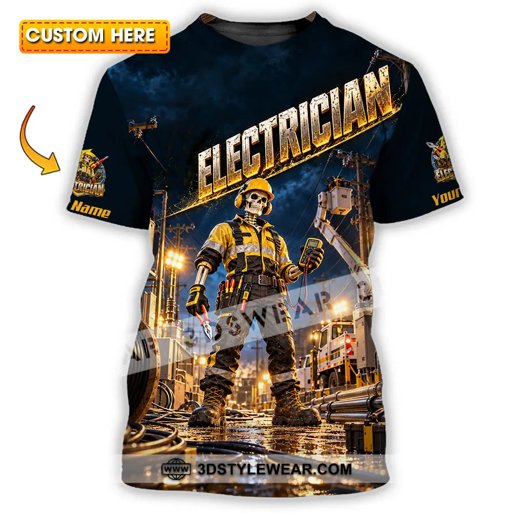 Unisex Shirt - Custom Electrician Shirt - T-shirt