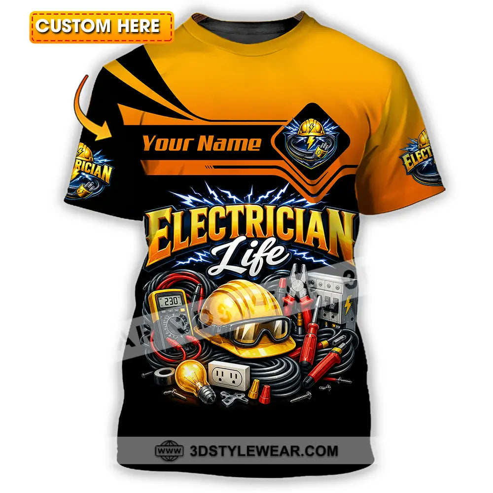 Unisex Shirt - Custom Electrician Shirt - T-shirt