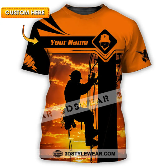 Unisex Shirt - Custom Electrician Shirt style option 1