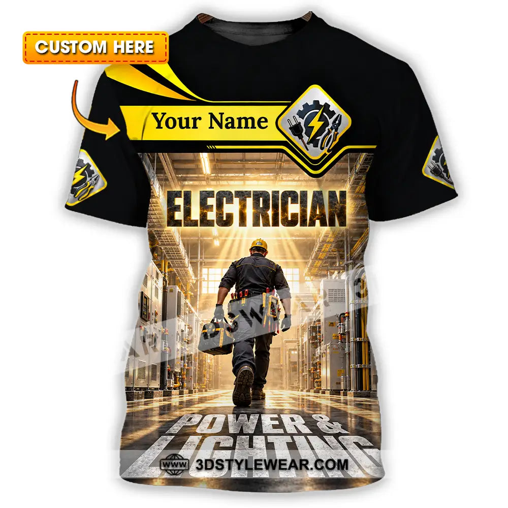 Unisex Shirt - Custom Electrician Shirt - T-shirt