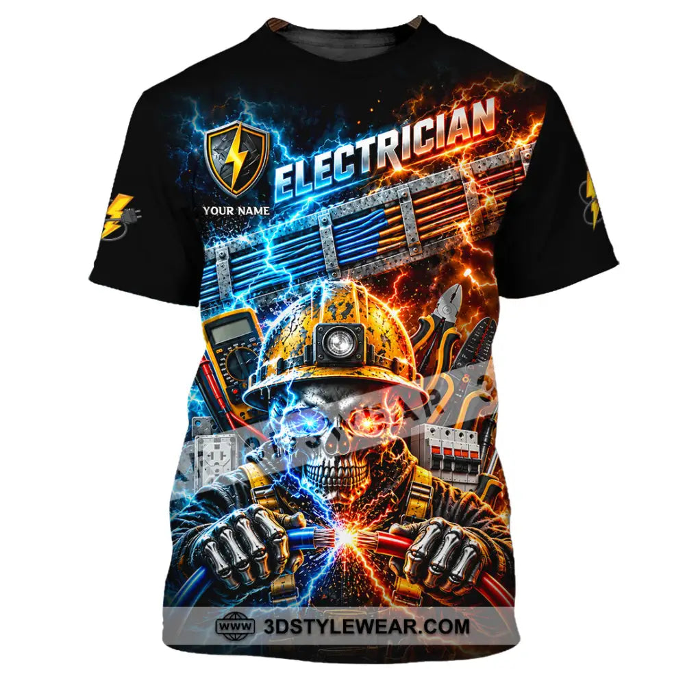 Unisex Shirt - Custom Electrician Shirt - T-Shirt / S - T-shirt