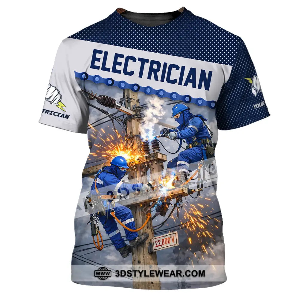 Unisex Shirt - Custom Electrician Shirt - T-Shirt / S - T-shirt
