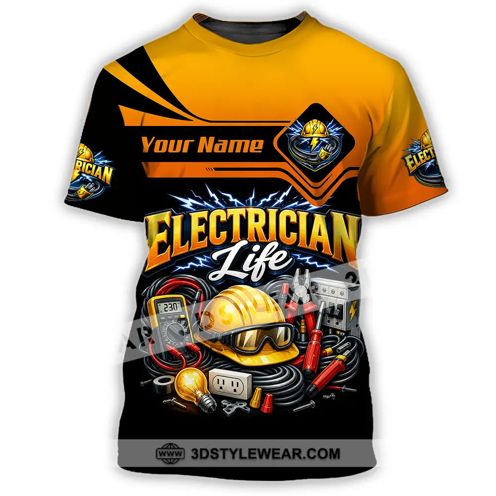 Unisex Shirt - Custom Electrician Shirt - T-Shirt / S - T-shirt