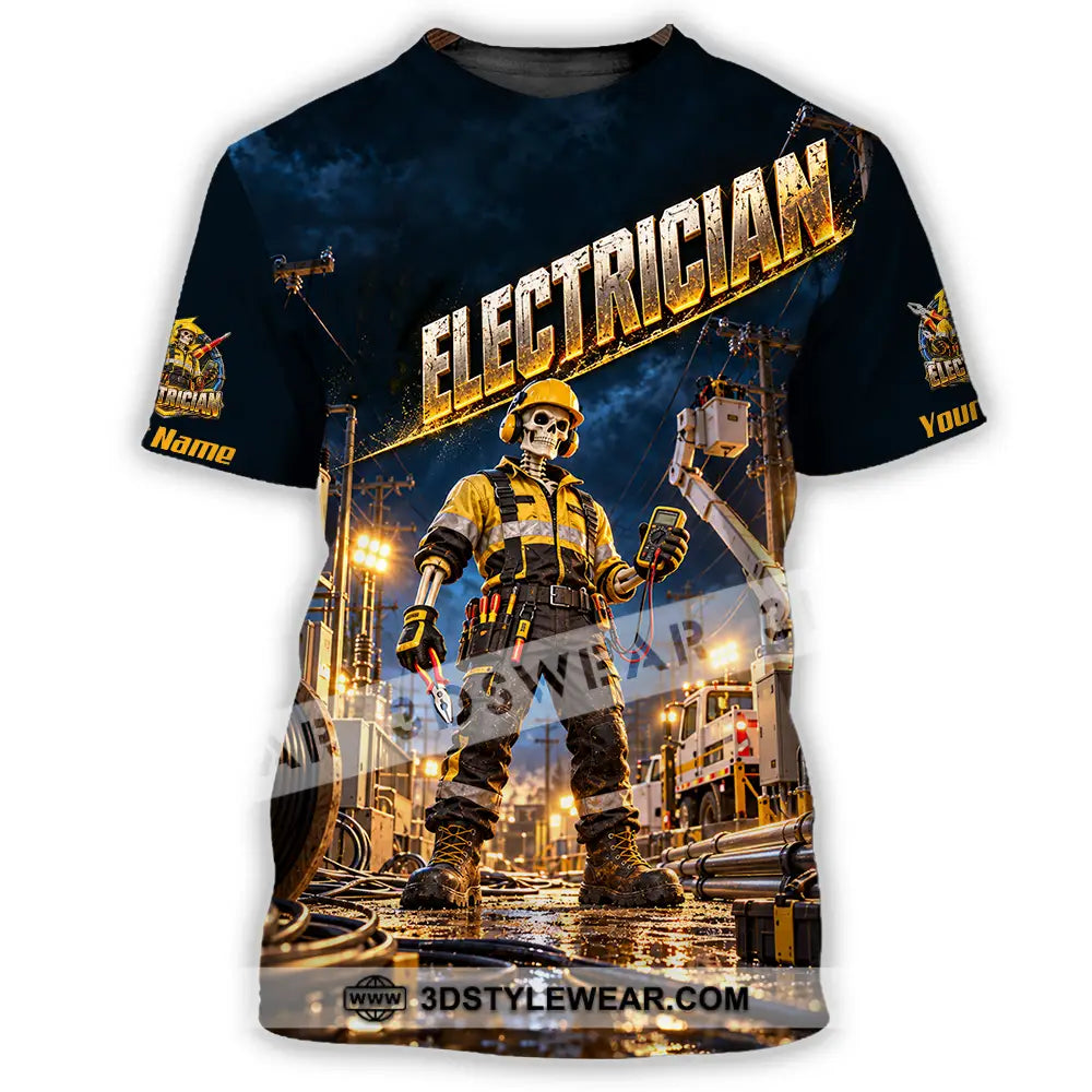 Unisex Shirt - Custom Electrician Shirt - T-Shirt / S - T-shirt