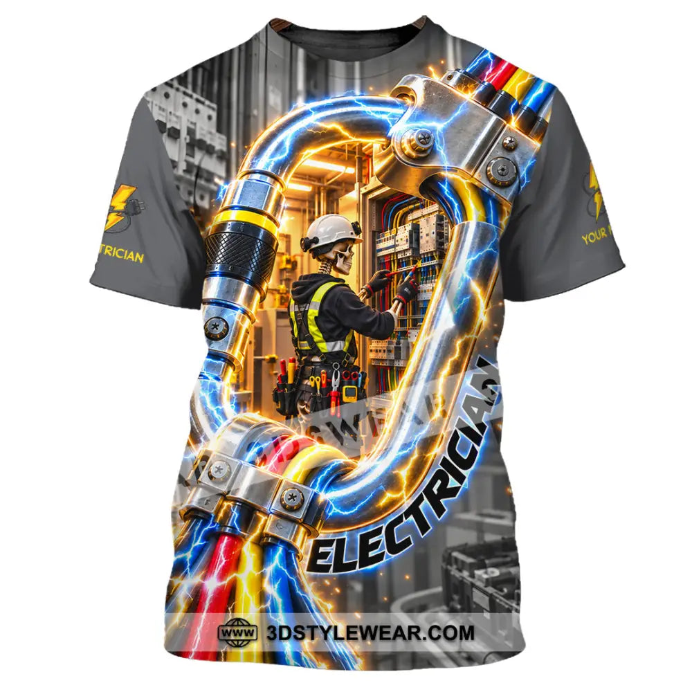 Unisex Shirt - Custom Electrician Shirt - T-Shirt / S - T-shirt