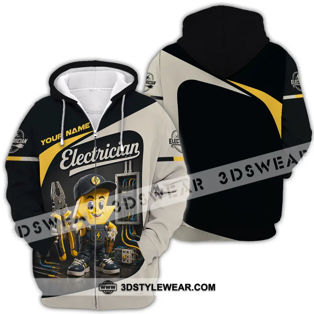 Unisex Shirt - Custom Electrician Shirt - Zipper Hoodie / S - T-shirt