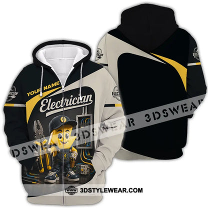 Unisex Shirt - Custom Electrician Shirt - Zipper Hoodie / S - T-shirt