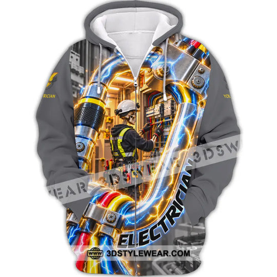 Unisex Shirt - Custom Electrician Shirt style option 3