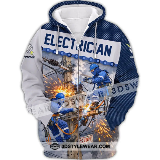 Unisex Shirt - Custom Electrician Shirt style option 3
