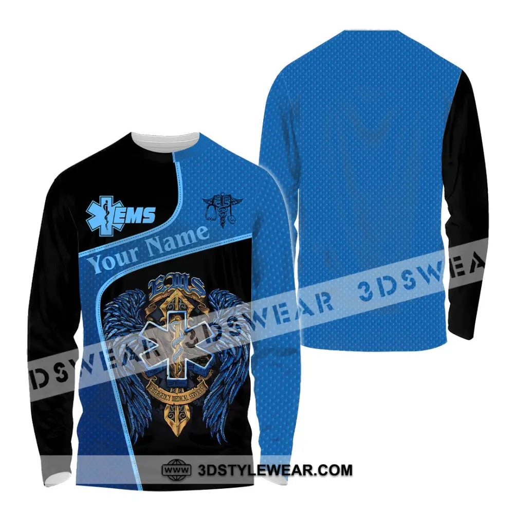 Unisex Shirt - Custom EMS Shirt - Long Sleeve Shirt / S - T-shirt