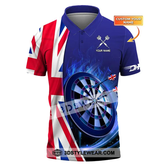 Unisex Shirt, Custom England Darts Polo Shirt, Darts Hoodie, Darts Team T-Shirt, Gift for Darts Players style option 1