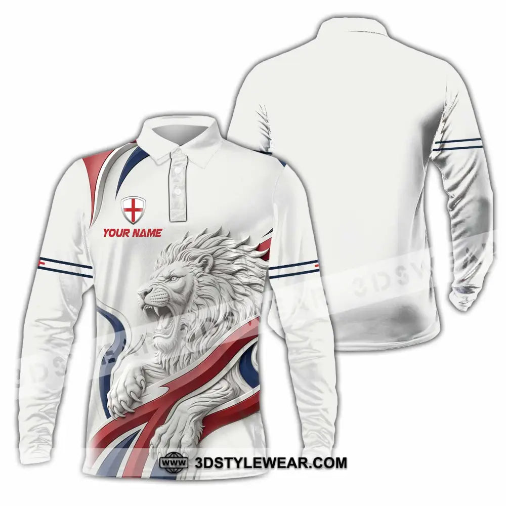 Unisex Shirt - Custom England Shirt - Long Sleeve Polo / S - T-shirt
