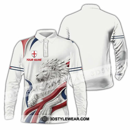 Unisex Shirt - Custom England Shirt - Long Sleeve Polo / S - T-shirt
