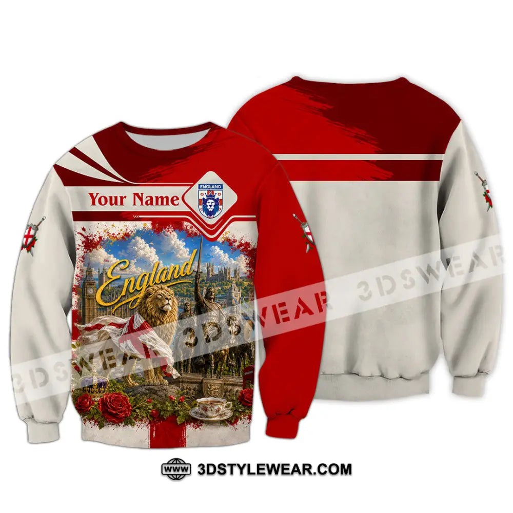 Unisex Shirt - Custom England Shirt - Long Sleeve / S - T-shirt