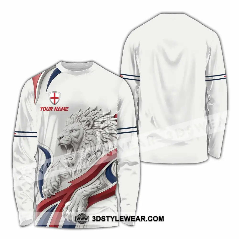 Unisex Shirt - Custom England Shirt - Long Sleeve Shirt / S - T-shirt