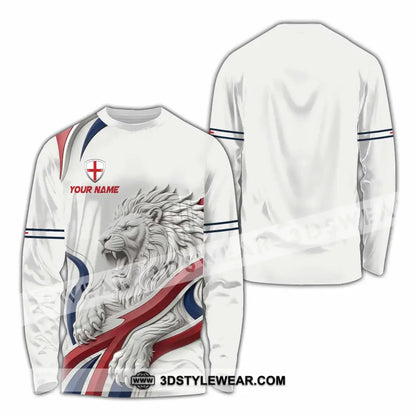 Unisex Shirt - Custom England Shirt - Long Sleeve Shirt / S - T-shirt