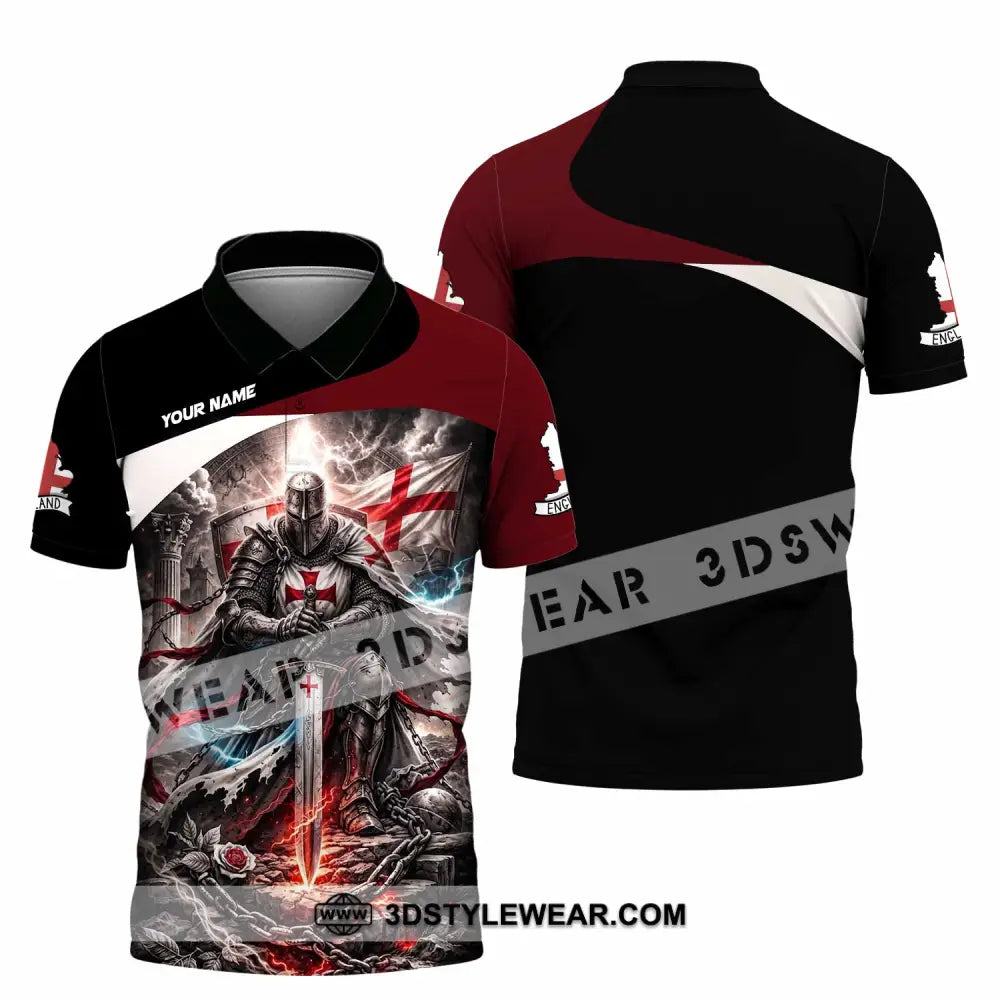 Unisex Shirt - Custom England Shirt - Polo Shirt / S - T-shirt