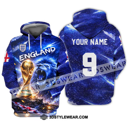 Unisex Shirt - Custom England World Cup 2026 3D Shirt Hoodie / S T-shirt