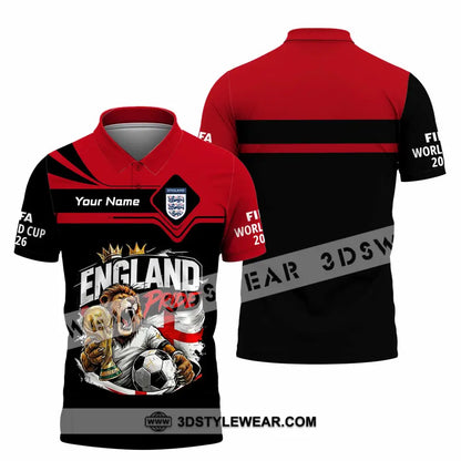 Unisex Shirt - Custom England World Cup 2026 3D Shirt - Polo Shirt / S - T-shirt