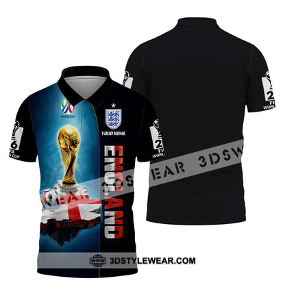 Unisex Shirt - Custom England World Cup 2026 3D Shirt - Polo Shirt / S - T-shirt