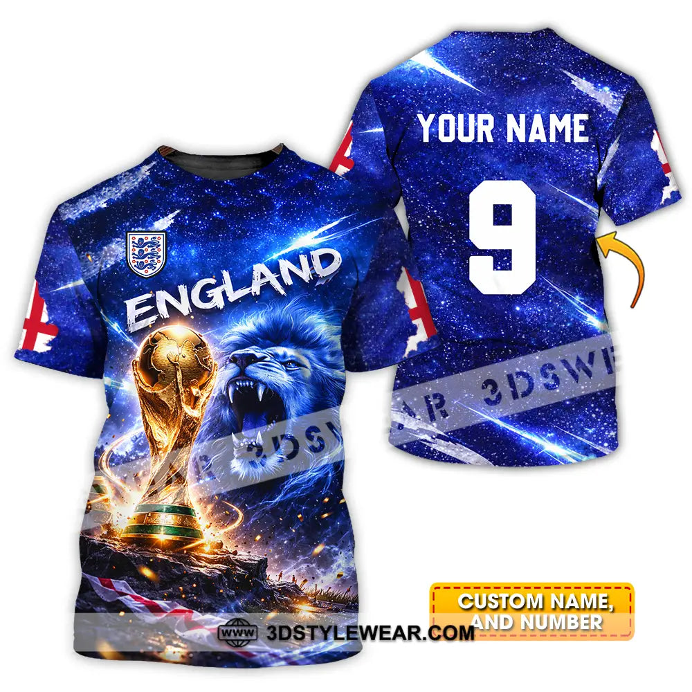 Unisex Shirt - Custom England World Cup 2026 3D Shirt T-shirt