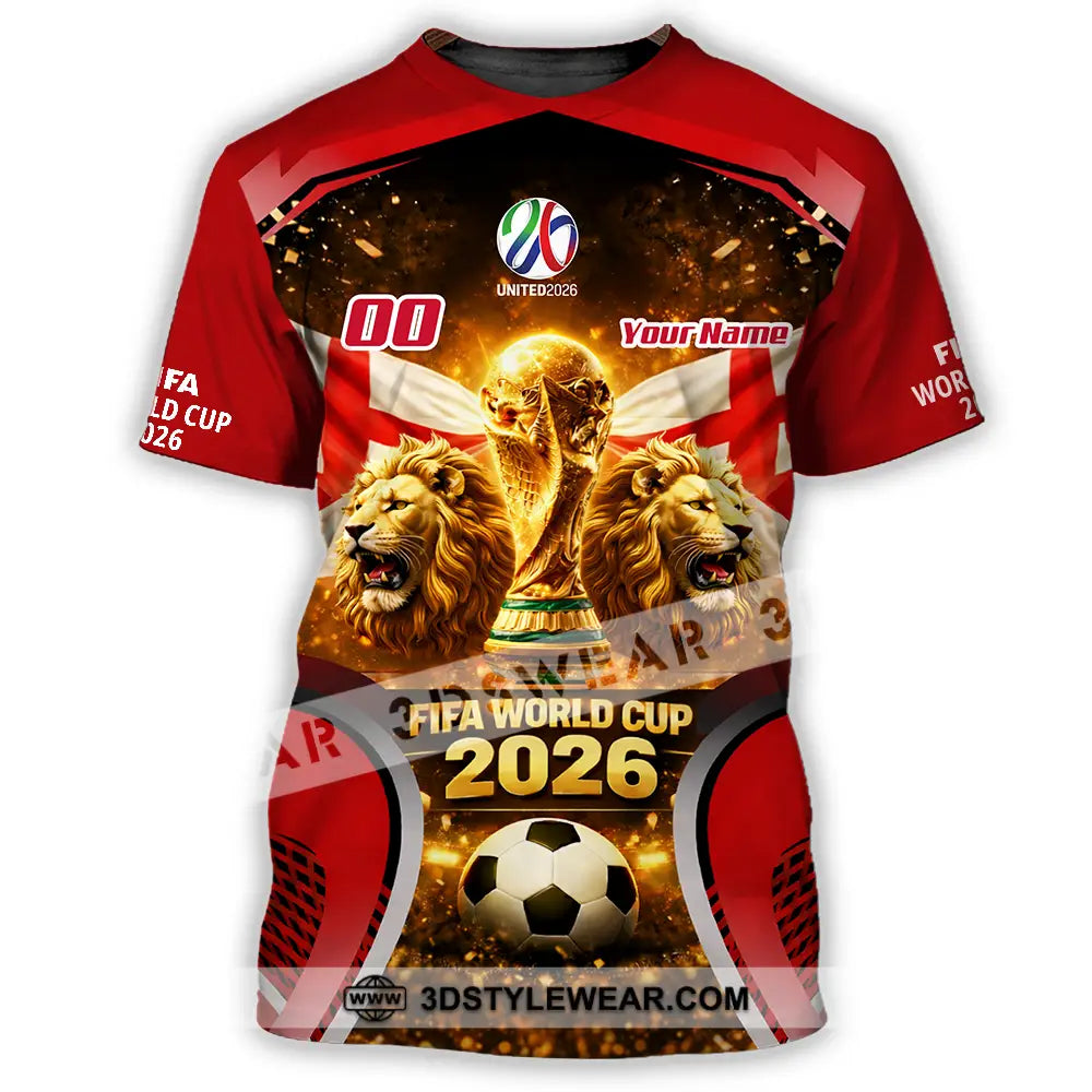 Unisex Shirt - Custom England World Cup 2026 3D Shirt - T-Shirt / S - T-shirt
