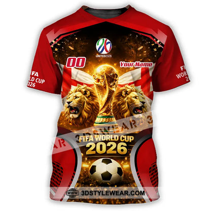 Unisex Shirt - Custom England World Cup 2026 3D Shirt - T-Shirt / S - T-shirt