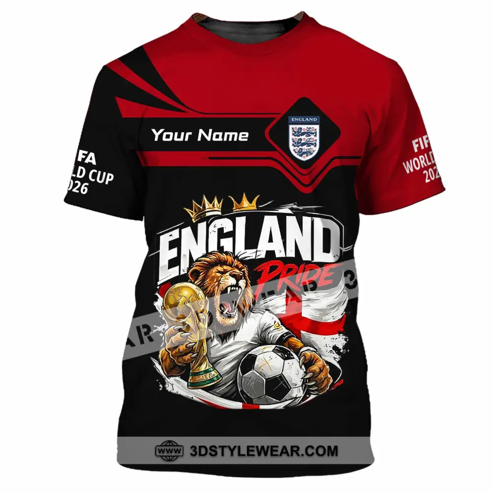 Unisex Shirt - Custom England World Cup 2026 3D Shirt - T-Shirt / S - T-shirt