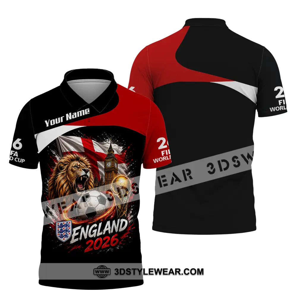 Unisex Shirt - Custom England World Cup 2026 Shirt - Polo Shirt / S - T-shirt