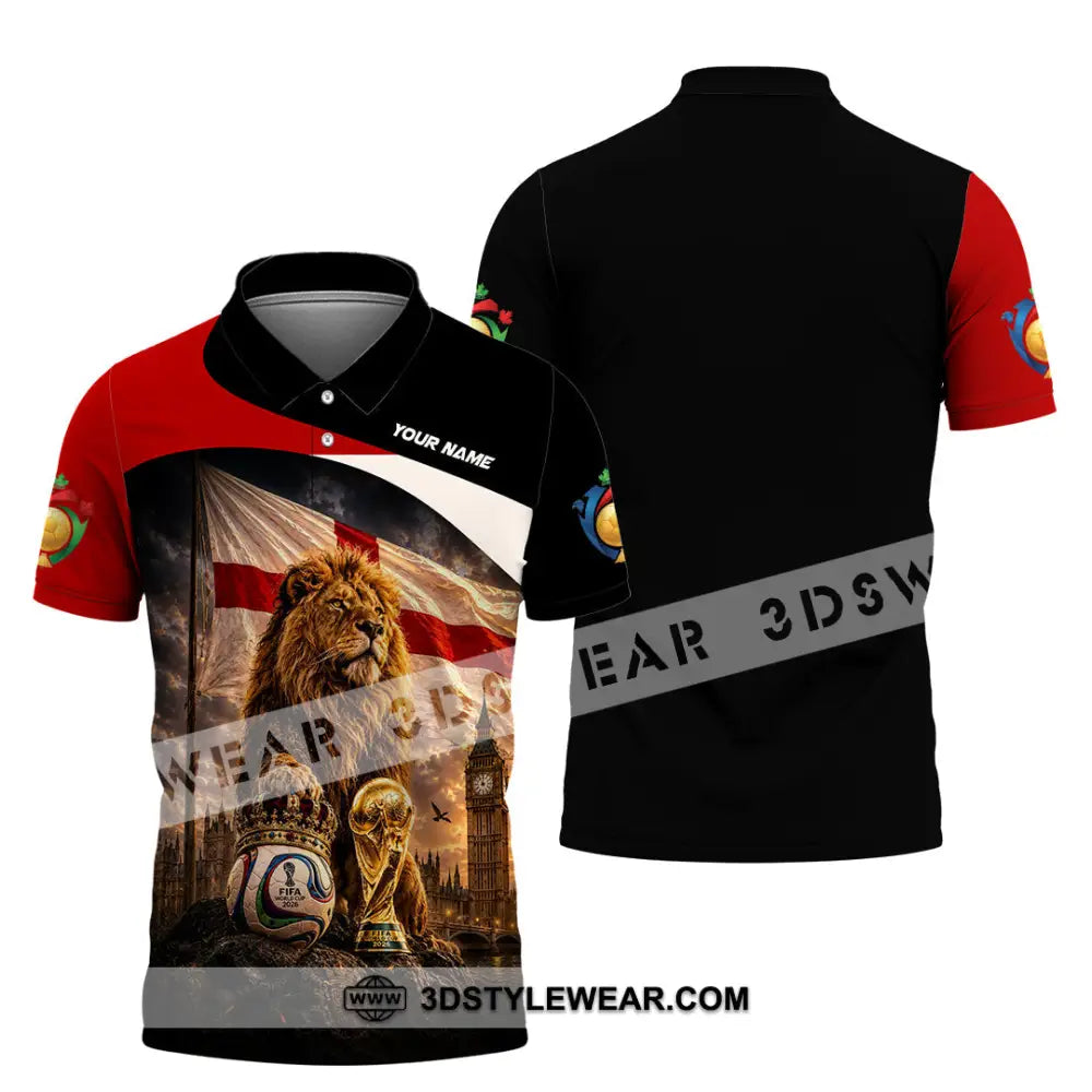 Unisex Shirt - Custom England World Cup 2026 Shirt - Polo Shirt / S - T-shirt