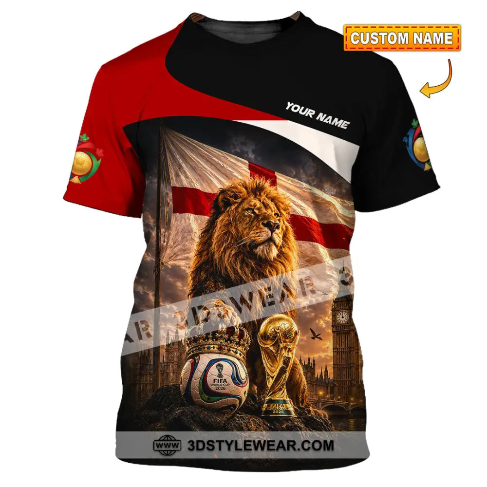 Unisex Shirt - Custom England World Cup 2026 Shirt - T-shirt