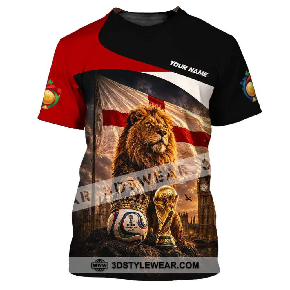 Unisex Shirt - Custom England World Cup 2026 Shirt - T-Shirt / S - T-shirt