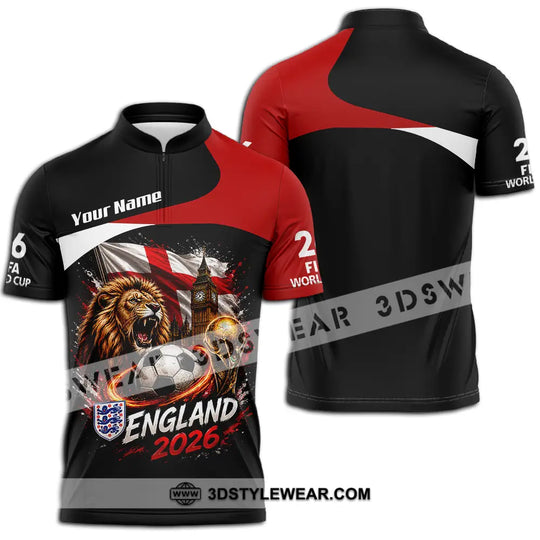 Unisex Shirt - Custom England World Cup 2026 Shirt style option 2