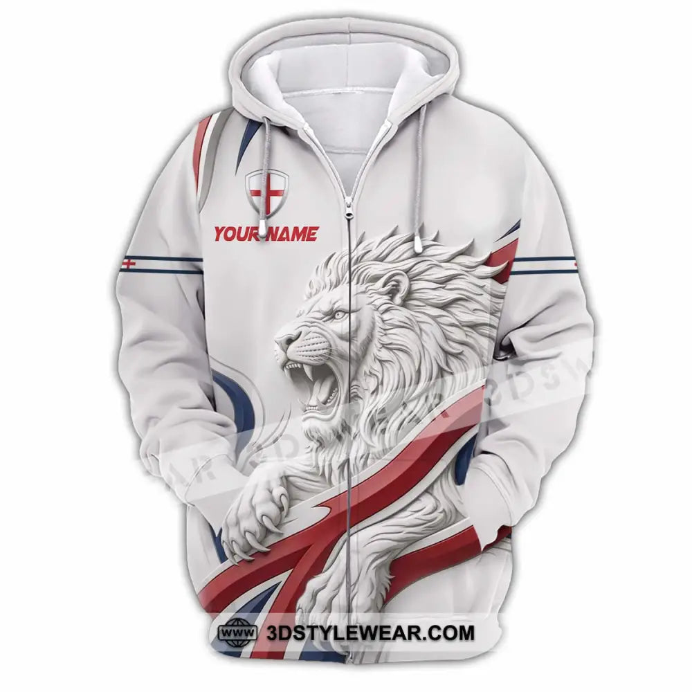 Unisex Shirt - Custom England Shirt - Zipper Hoodie / S - T-shirt