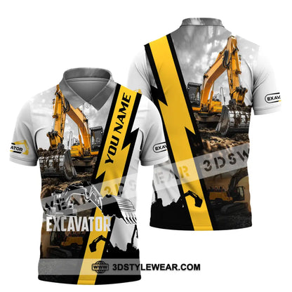 Unisex Shirt - Custom Excavator Shirt - Polo Shirt / S - T-shirt