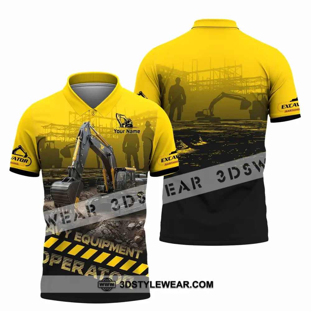 Unisex Shirt - Custom Excavator Shirt - Polo Shirt / S - T-shirt