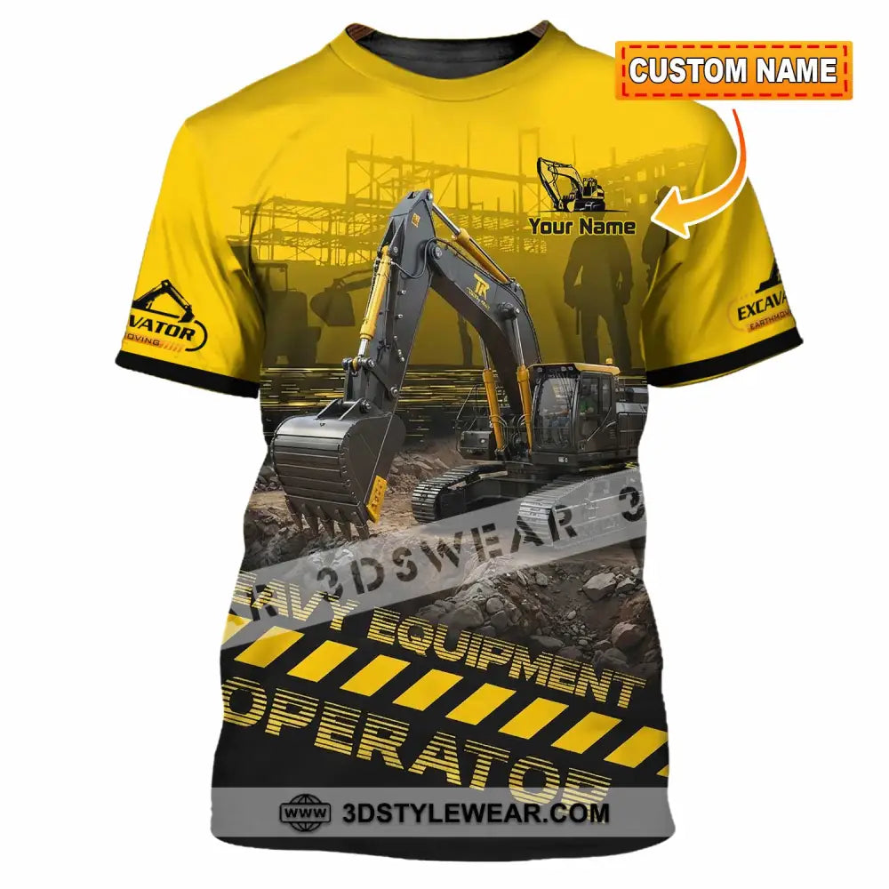 Unisex Shirt - Custom Excavator Shirt - T-shirt
