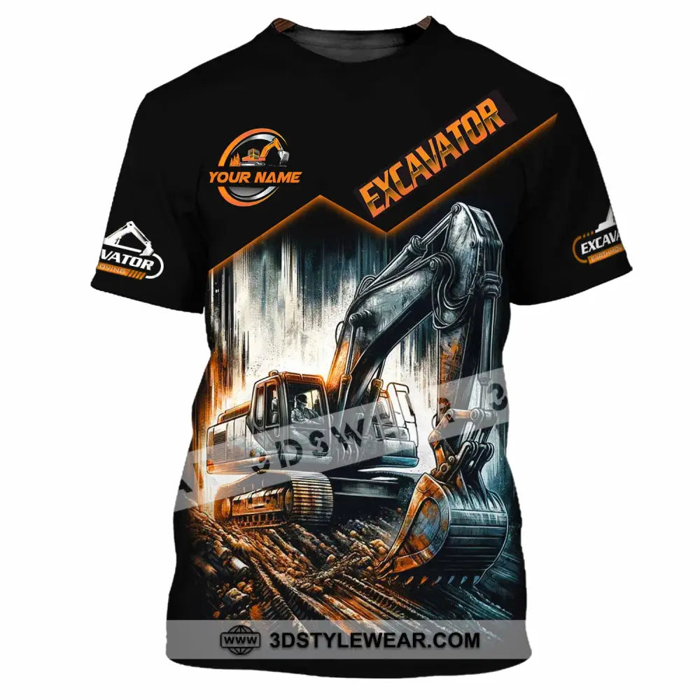 Unisex Shirt - Custom Excavator Shirt - T-Shirt / S - T-shirt