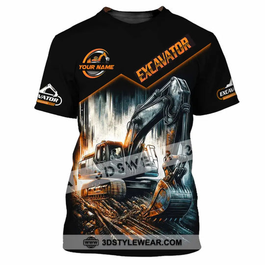 Unisex Shirt - Custom Excavator Shirt style option 2