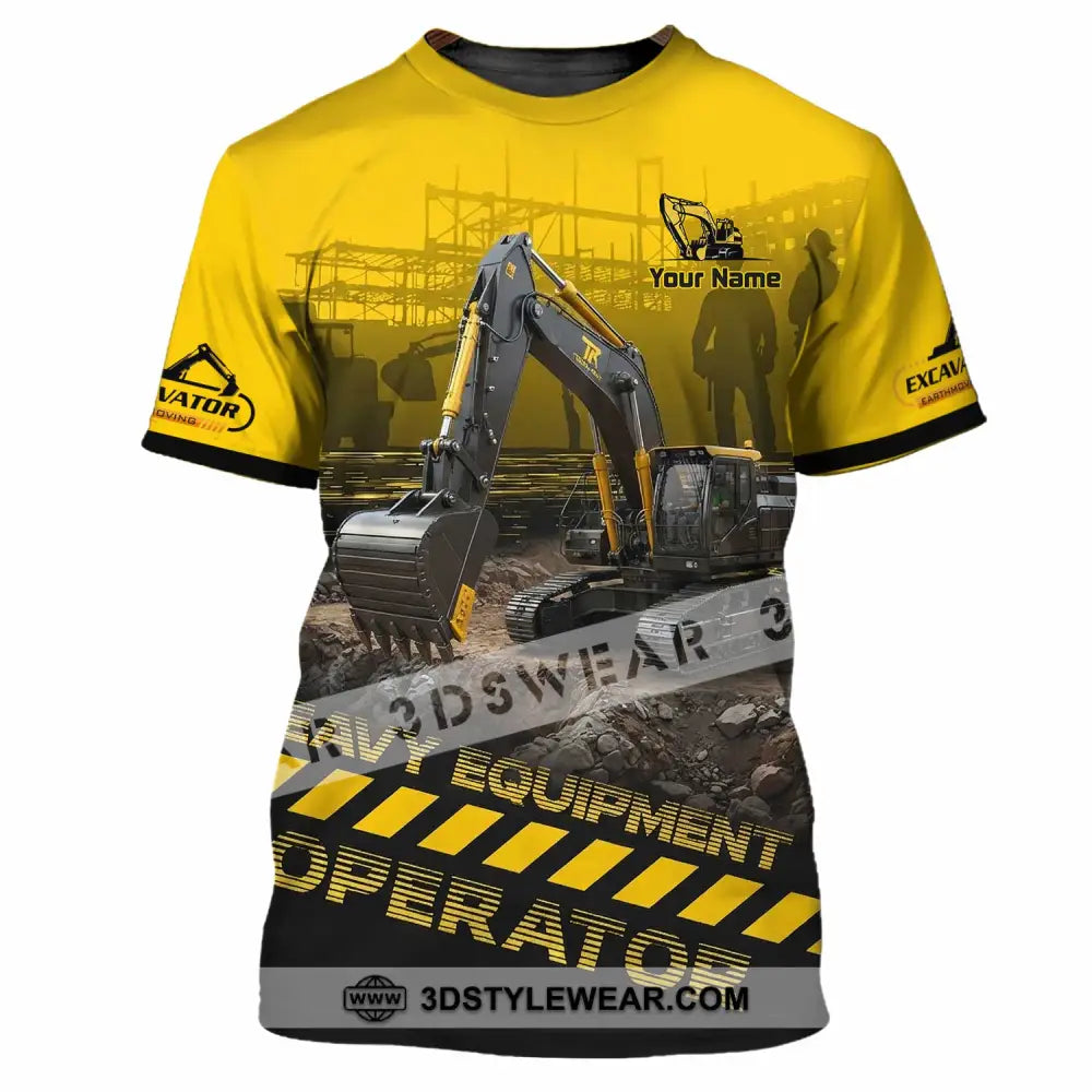 Unisex Shirt - Custom Excavator Shirt - T-Shirt / S - T-shirt