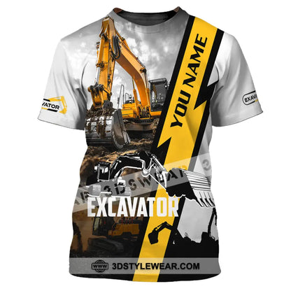 Unisex Shirt - Custom Excavator Shirt - T-Shirt / S - T-shirt